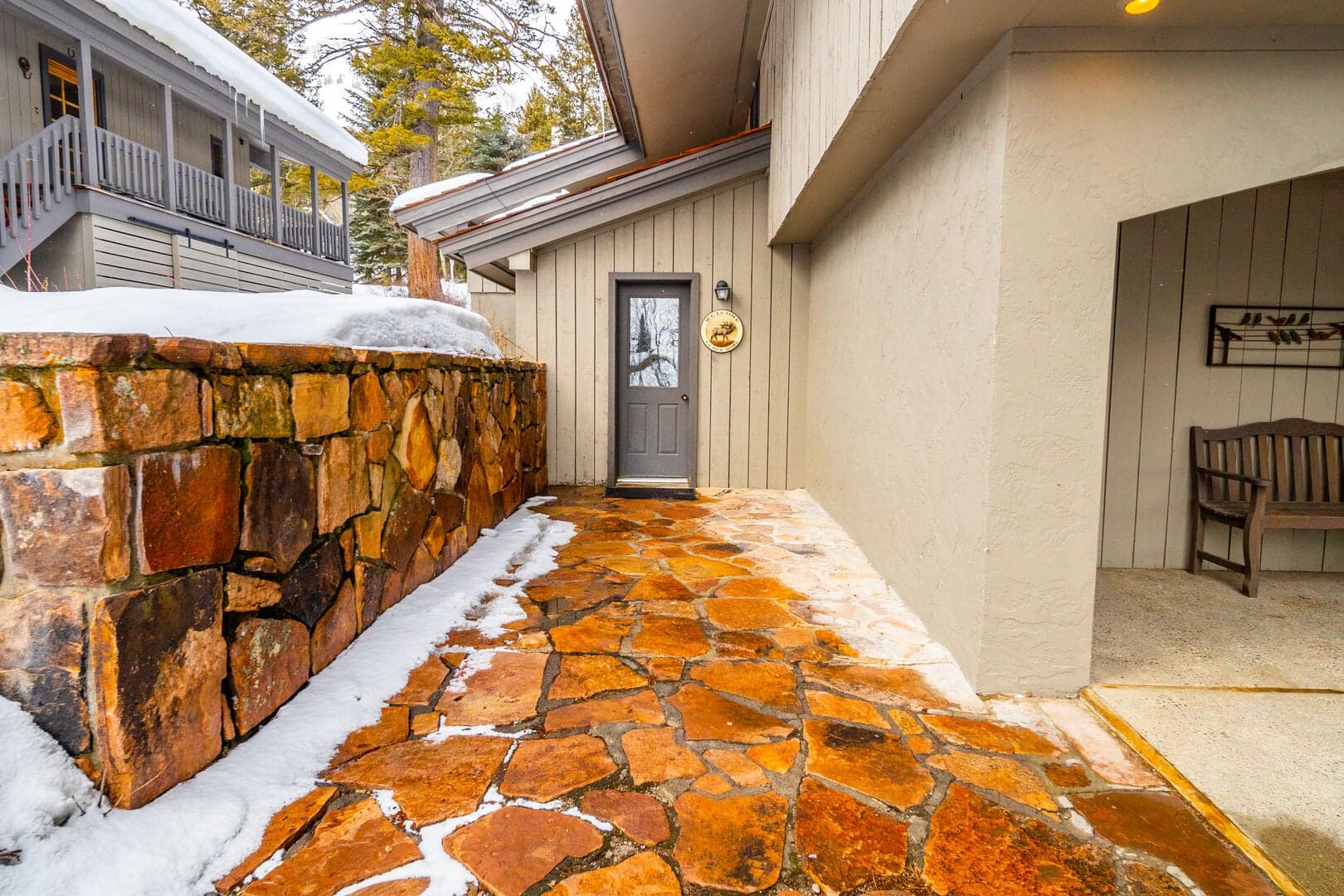 Side Entry (separate Garage Building pictured at left)