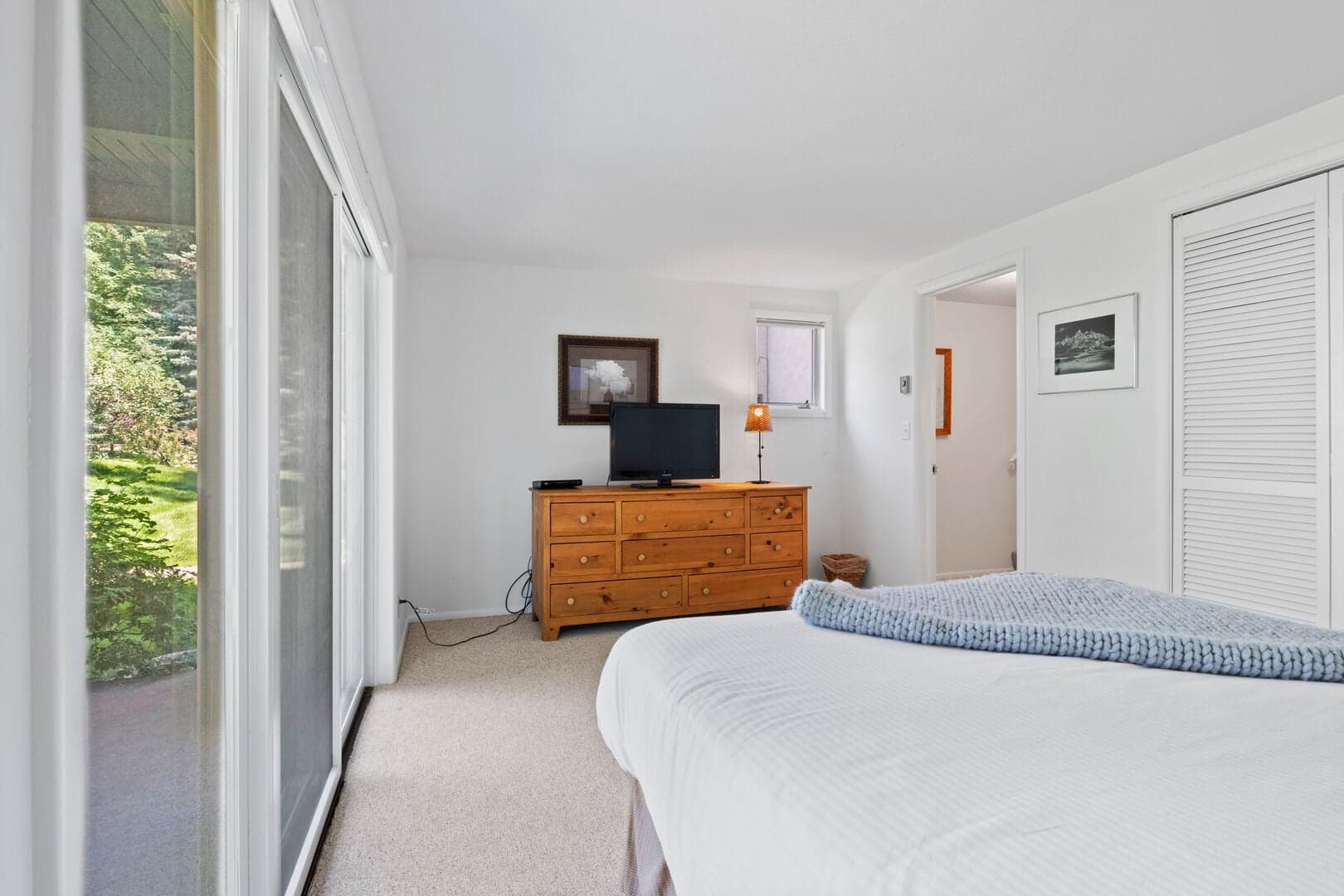 Master Queen Bedroom with TV