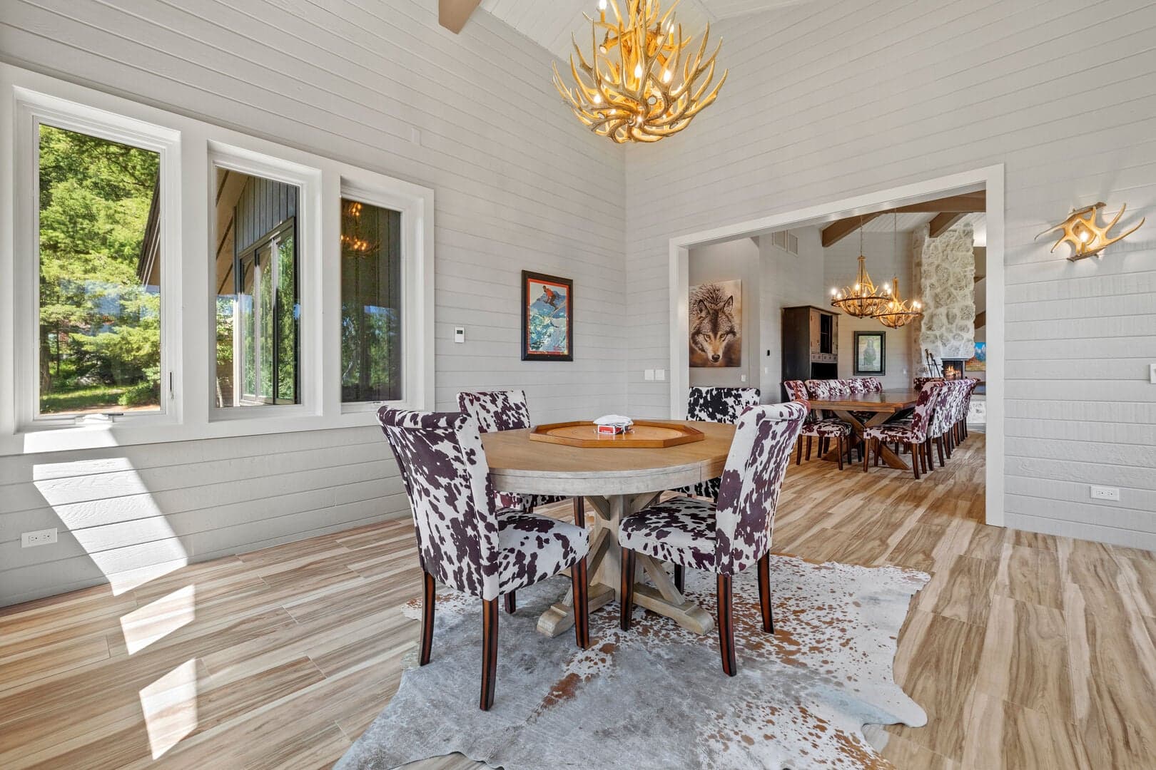 Main Level Sun Room Into Dining Room