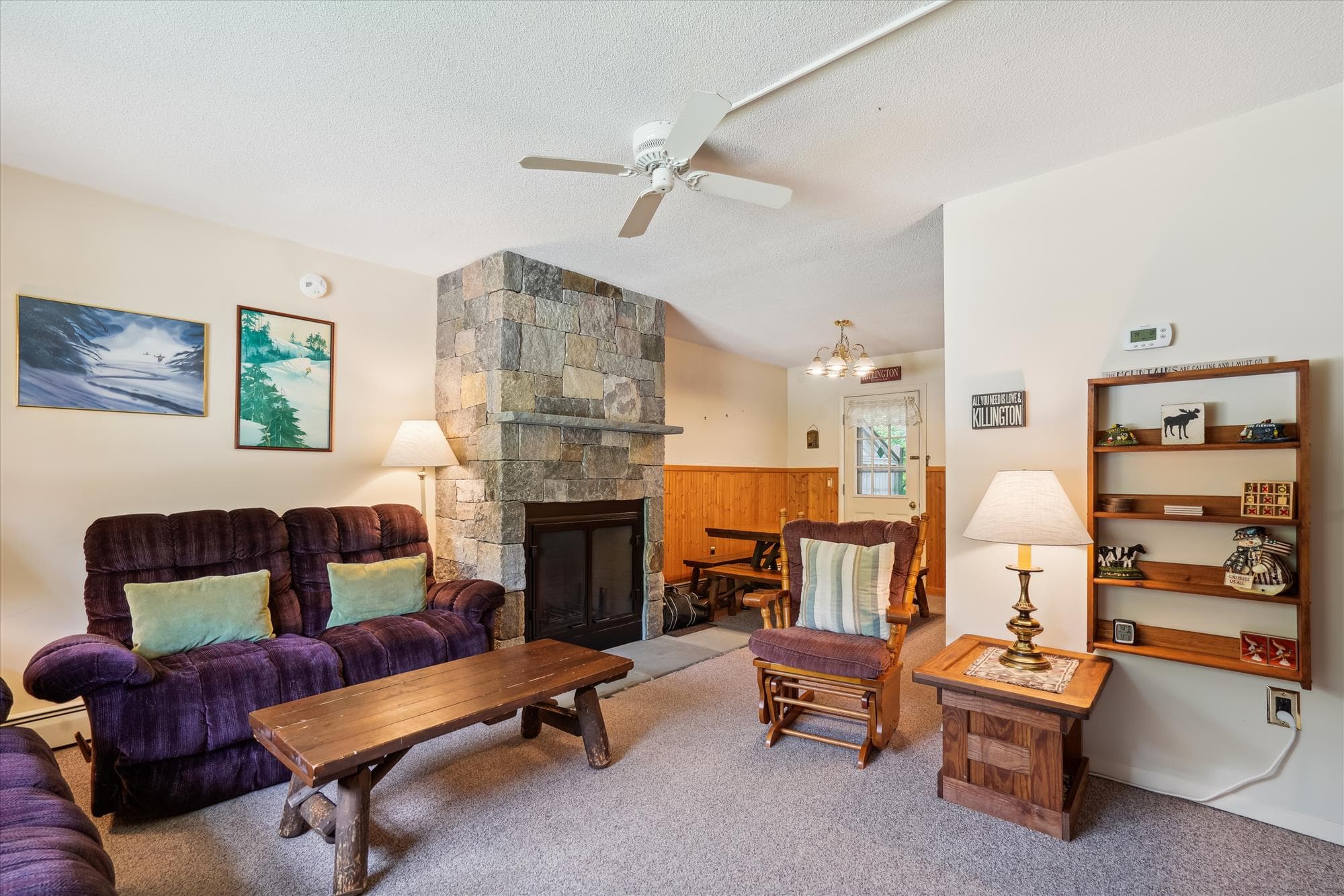 Come and sit down and enjoy the fireplace!