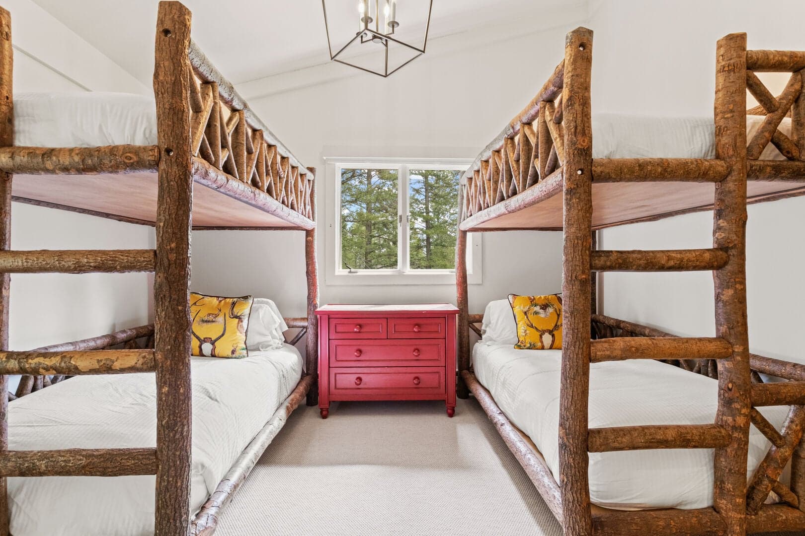 2 Sets of Twin Bunk Beds--Upper Level