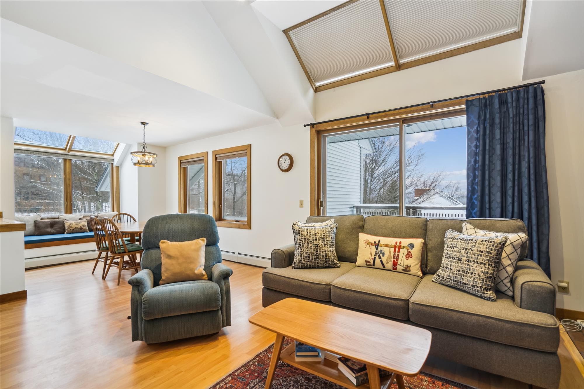 Enjoy all the natural light.