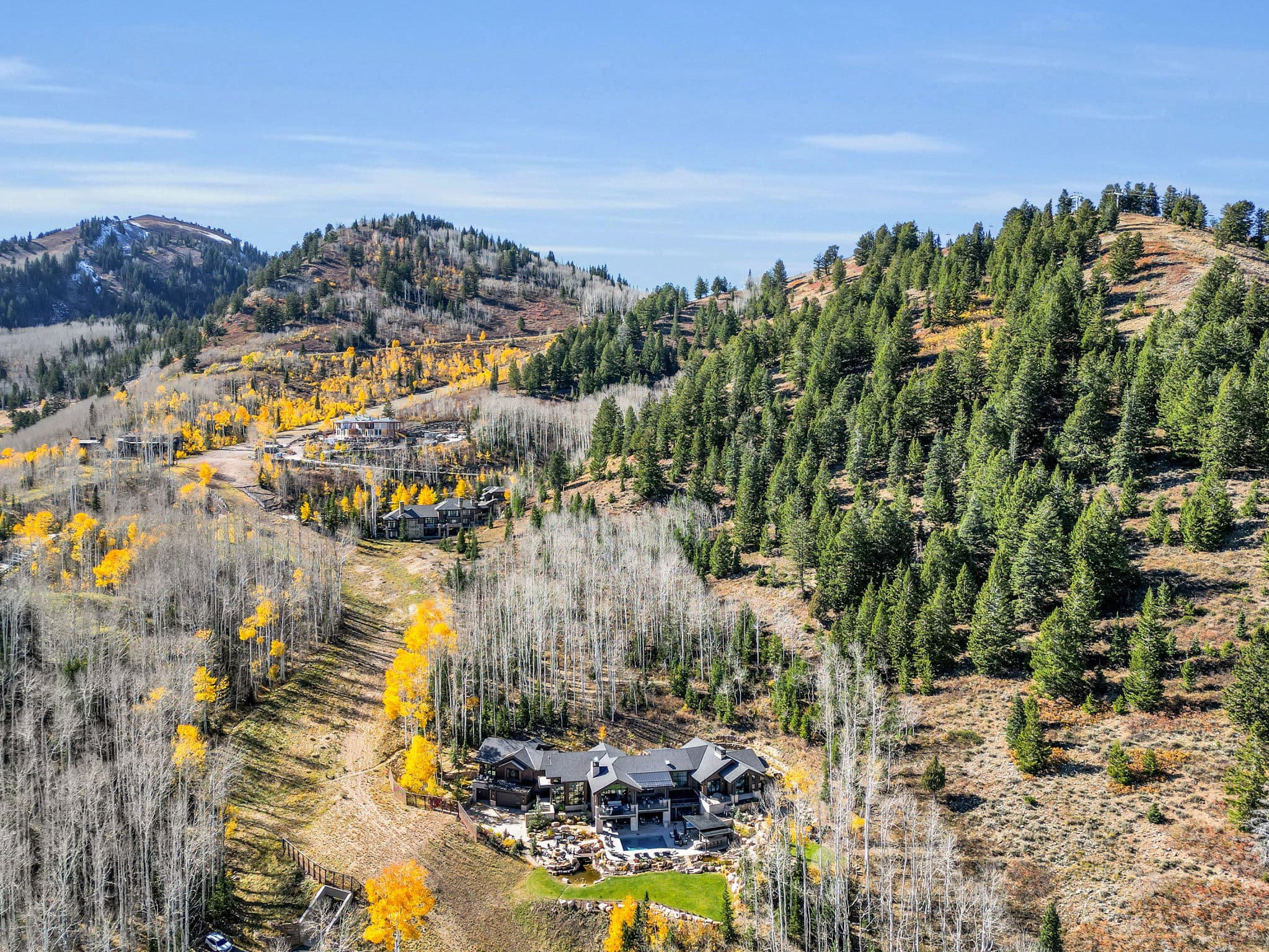 Aerial View of our Luxury Park City Vacation Rental