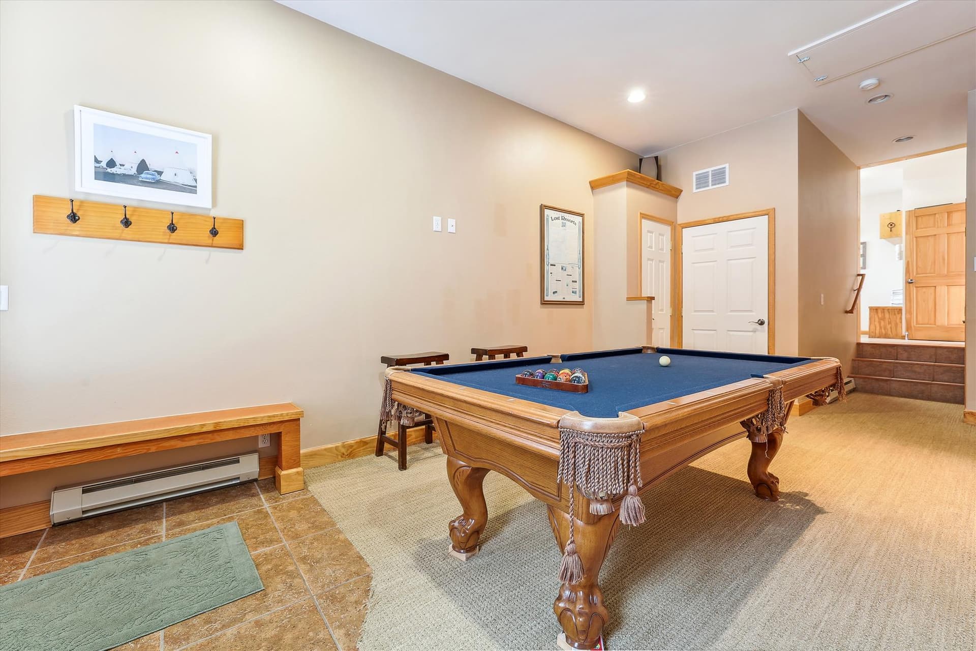 Game Room, Timber Heights Lodge, Breckenridge Vacation Rental