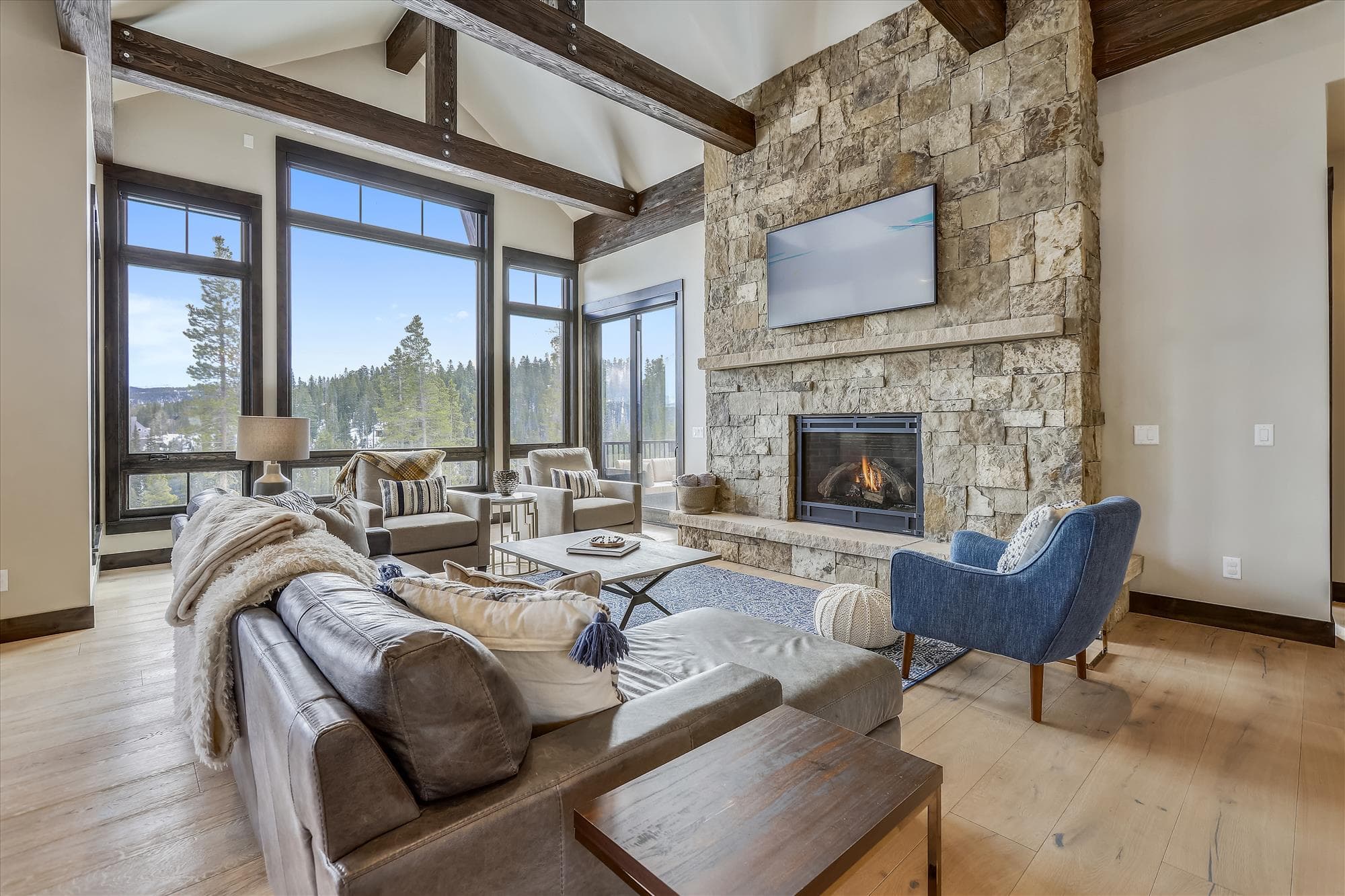 Living Area - Barton Creek Vista Breckenridge Vacation Rental