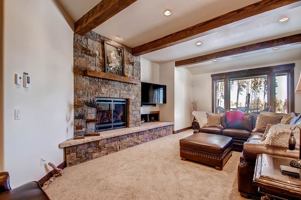 Family Room, Slopeside Manor, Breckenridge Vacation Rental