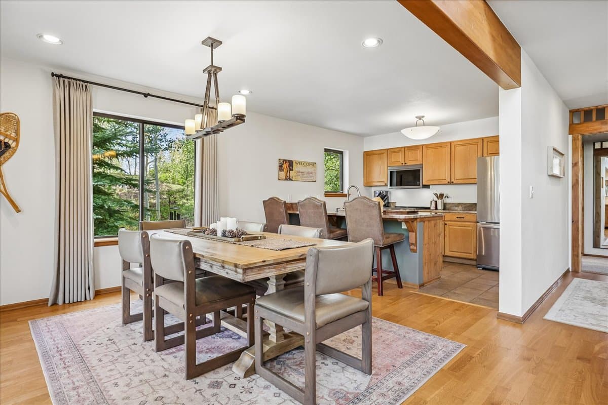 Dining Area - Powder and Pines - Breckenridge 30+ Night Rental