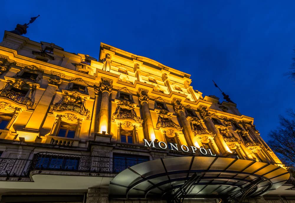 Front of property - evening/night
