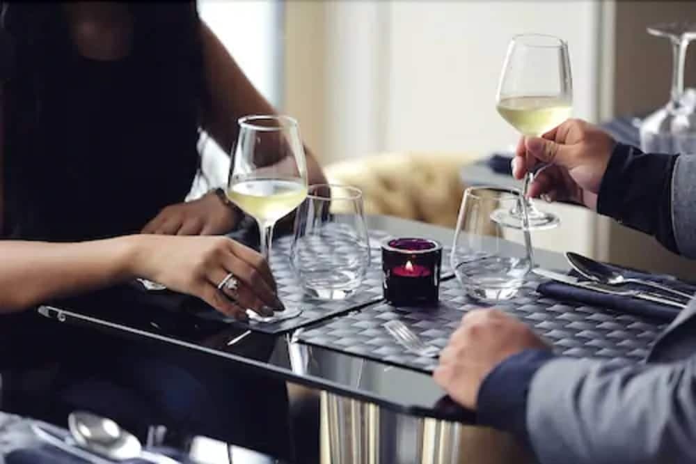 Couples dining