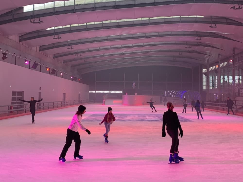 Ice skating