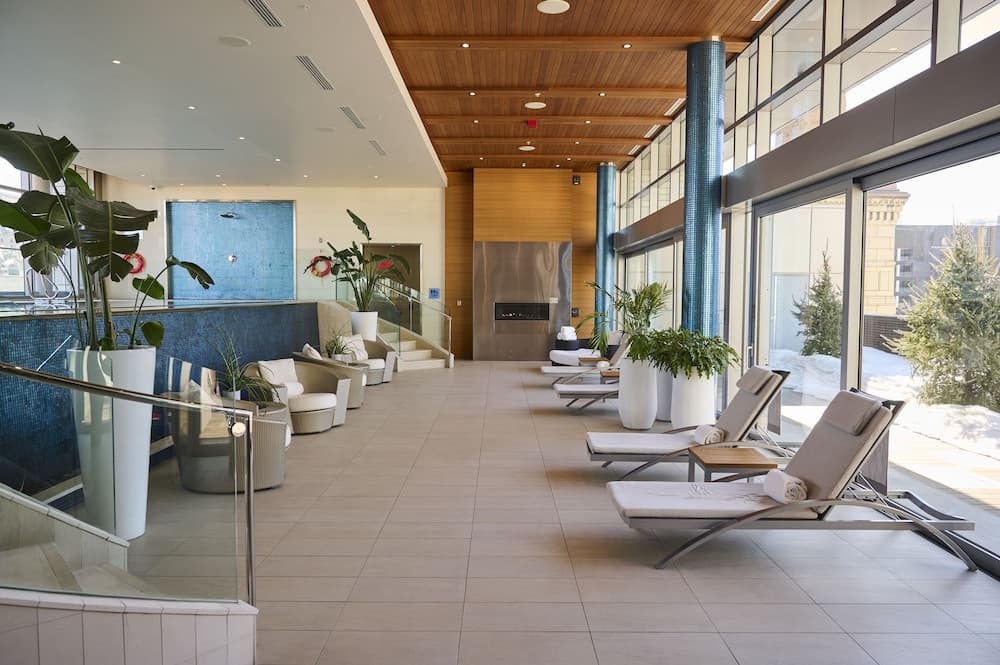 Rooftop pool