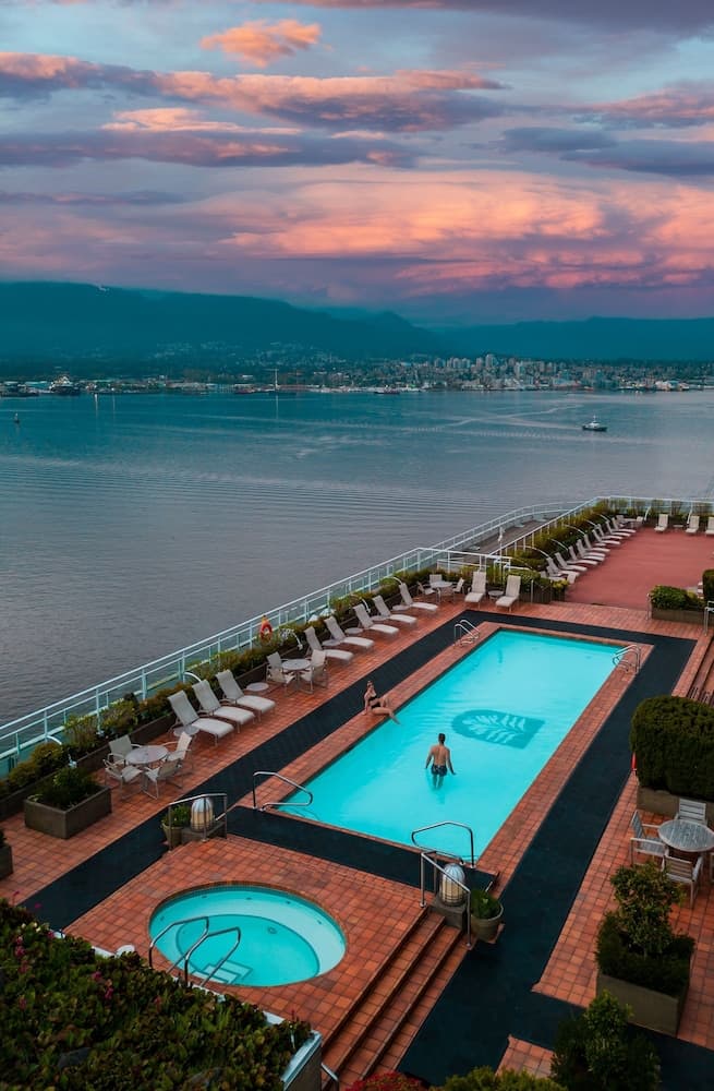 Rooftop pool