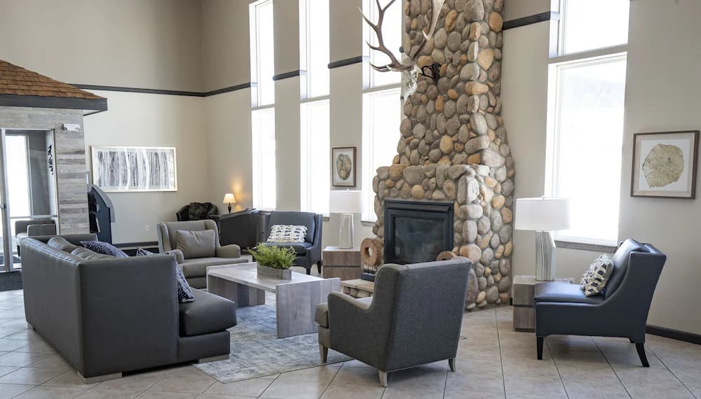 Lobby sitting area