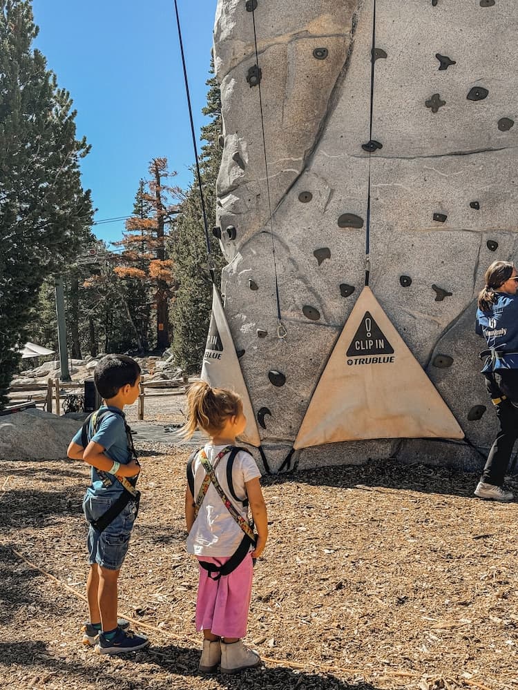 Outdoor rock climbing