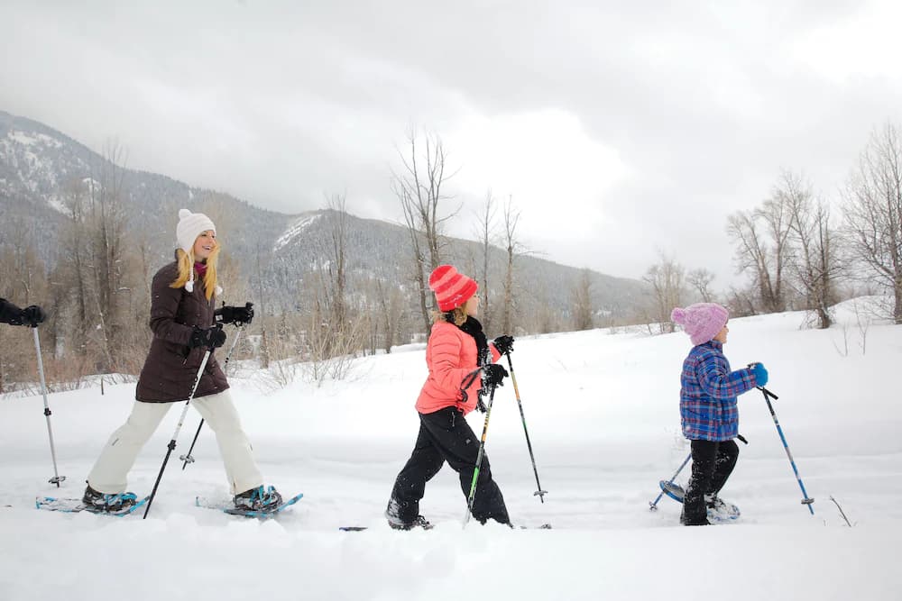 Snowshoeing