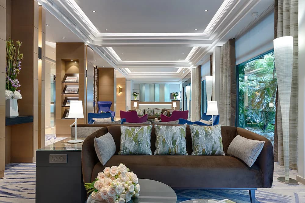 Lobby sitting area