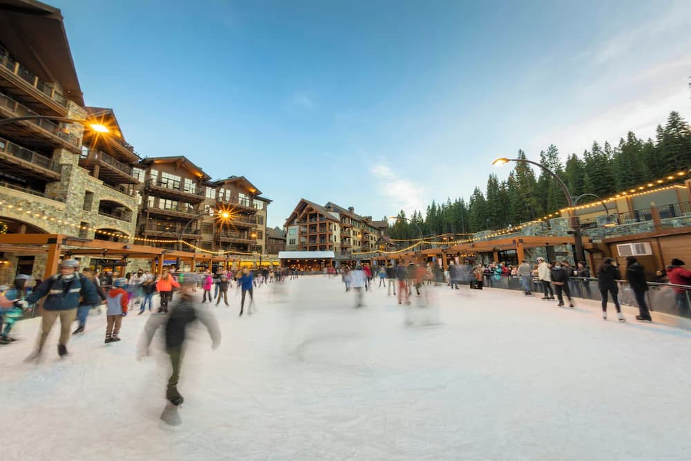 Ice skating