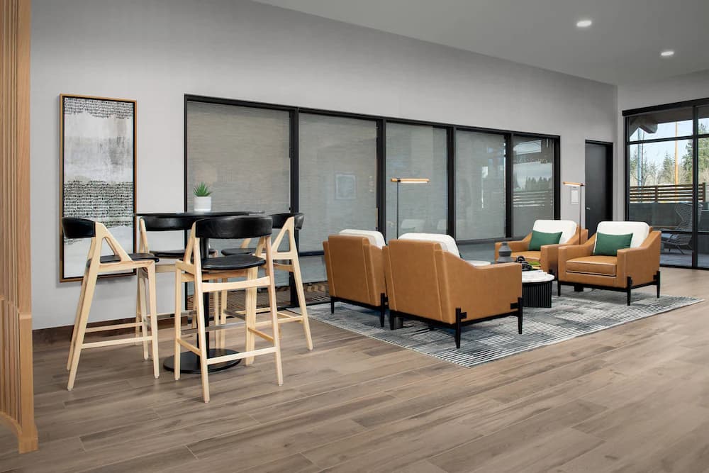 Lobby sitting area