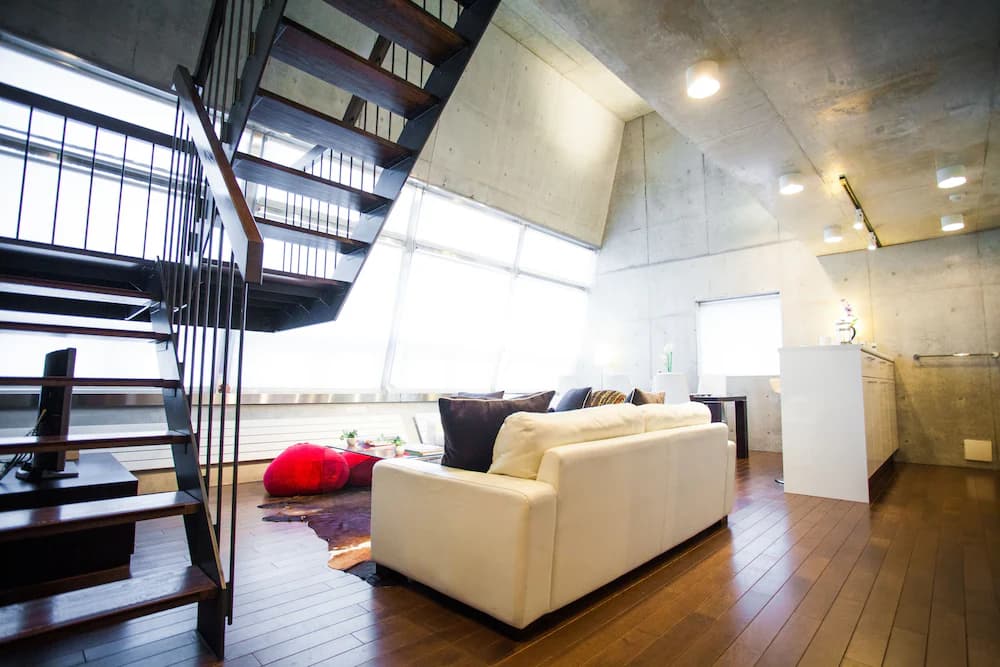 Interior entrance