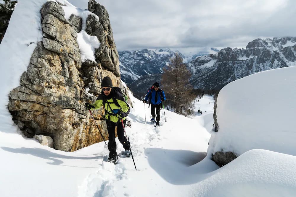 Snowshoeing
