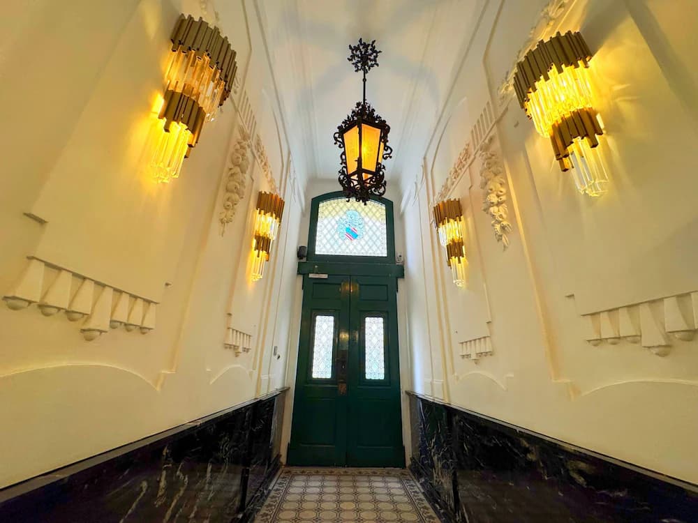 Interior entrance