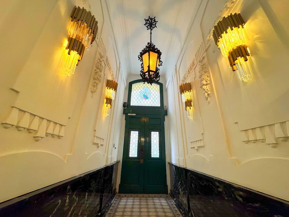 Interior entrance