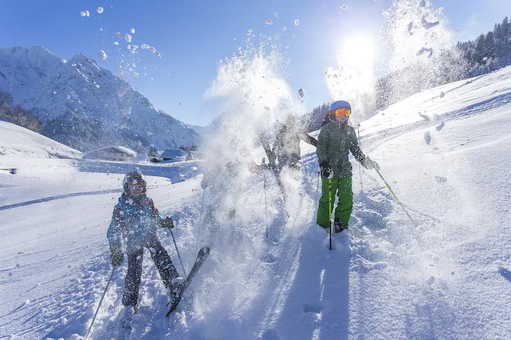 Skiing