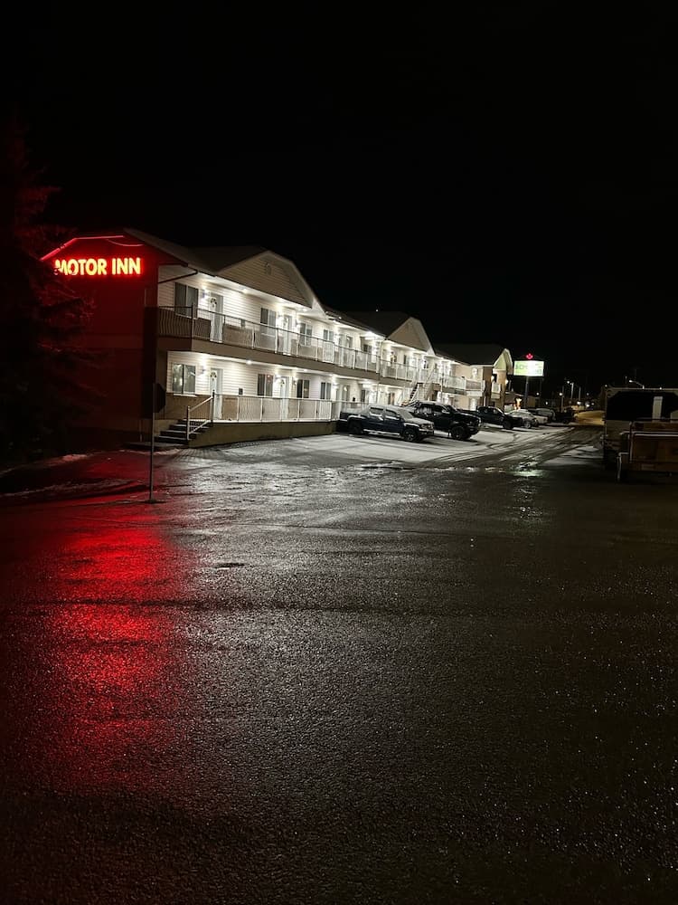 Front of property - evening/night