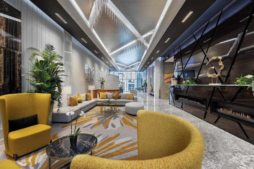 Lobby sitting area