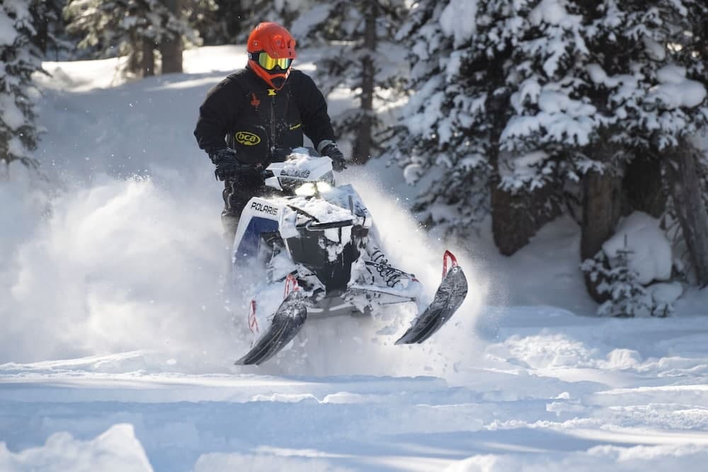 Snowmobiling