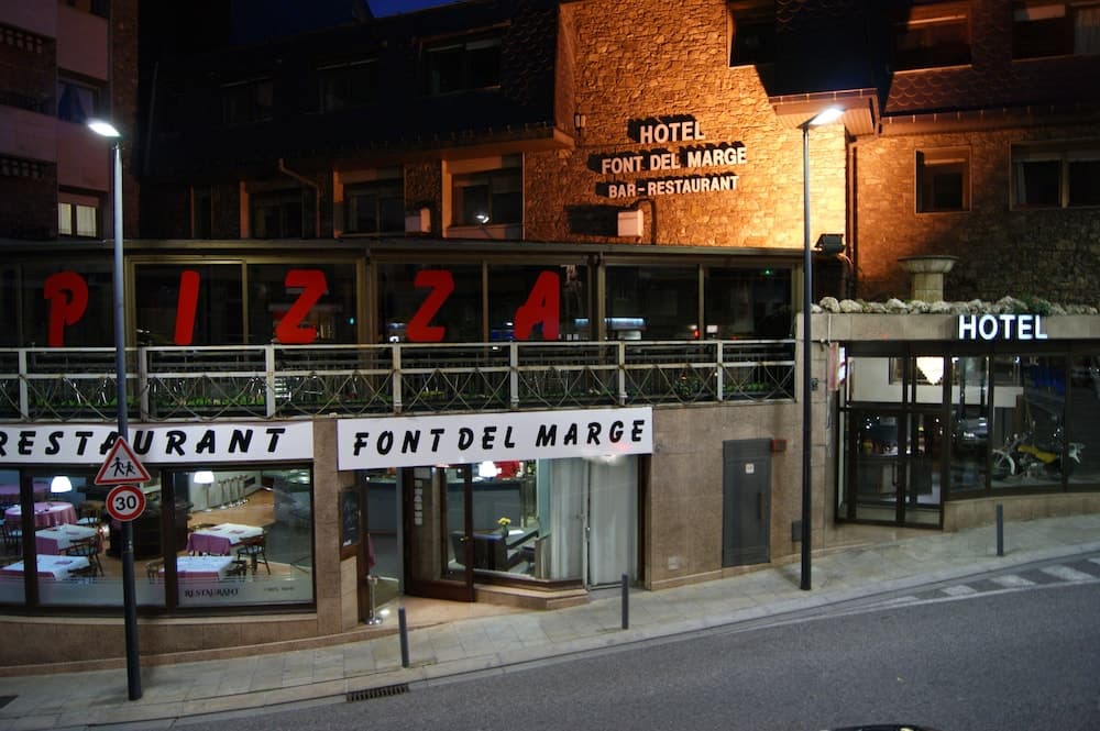 Front of property - evening/night