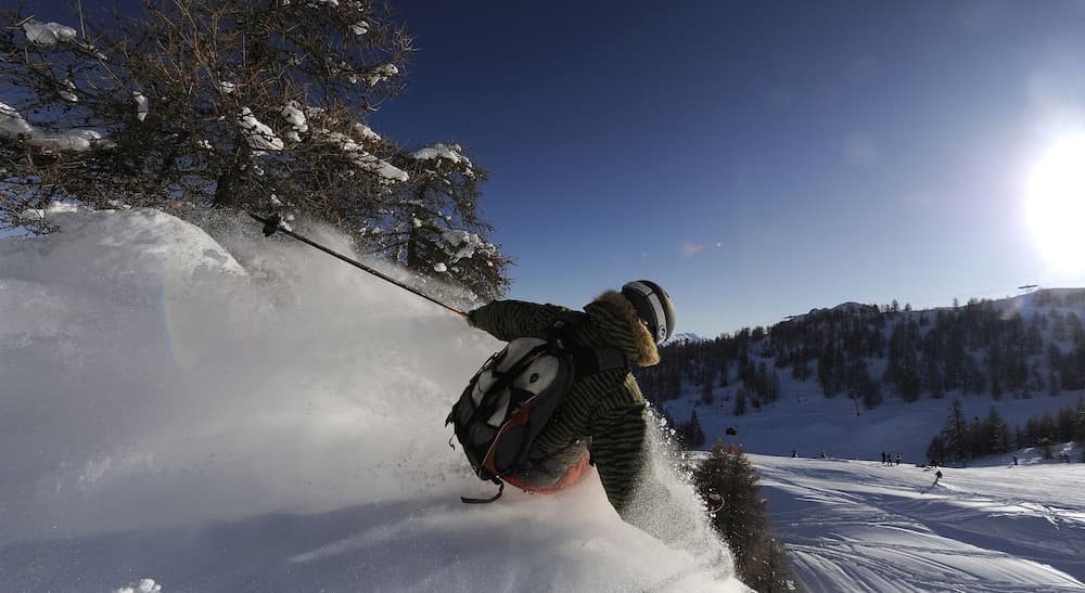 Skiing