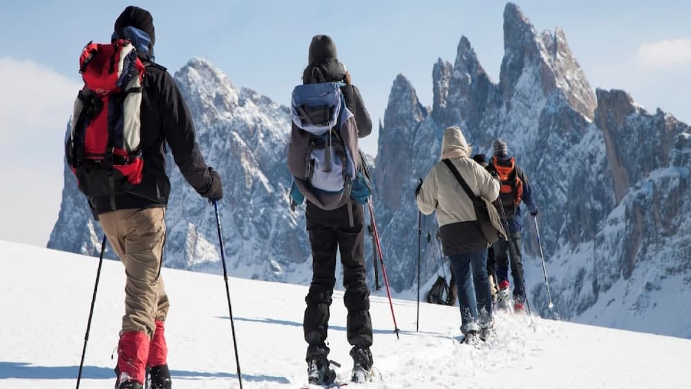 Snowshoeing