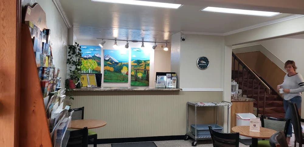 Lobby sitting area