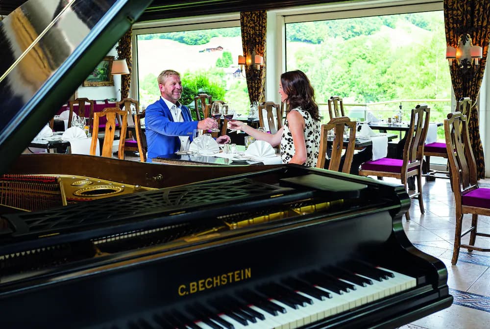 Couples dining