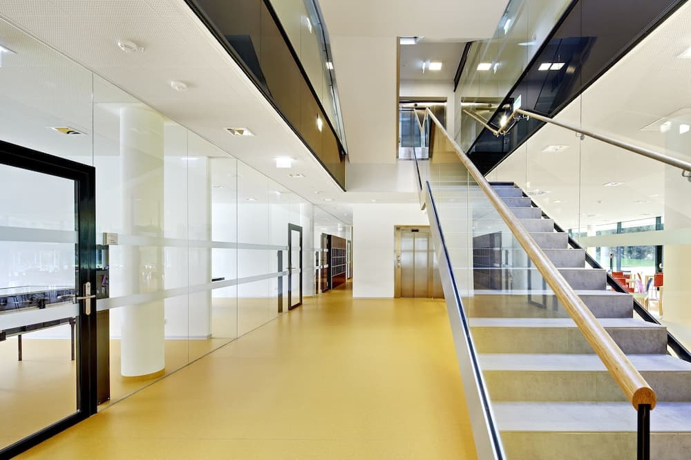 Interior entrance