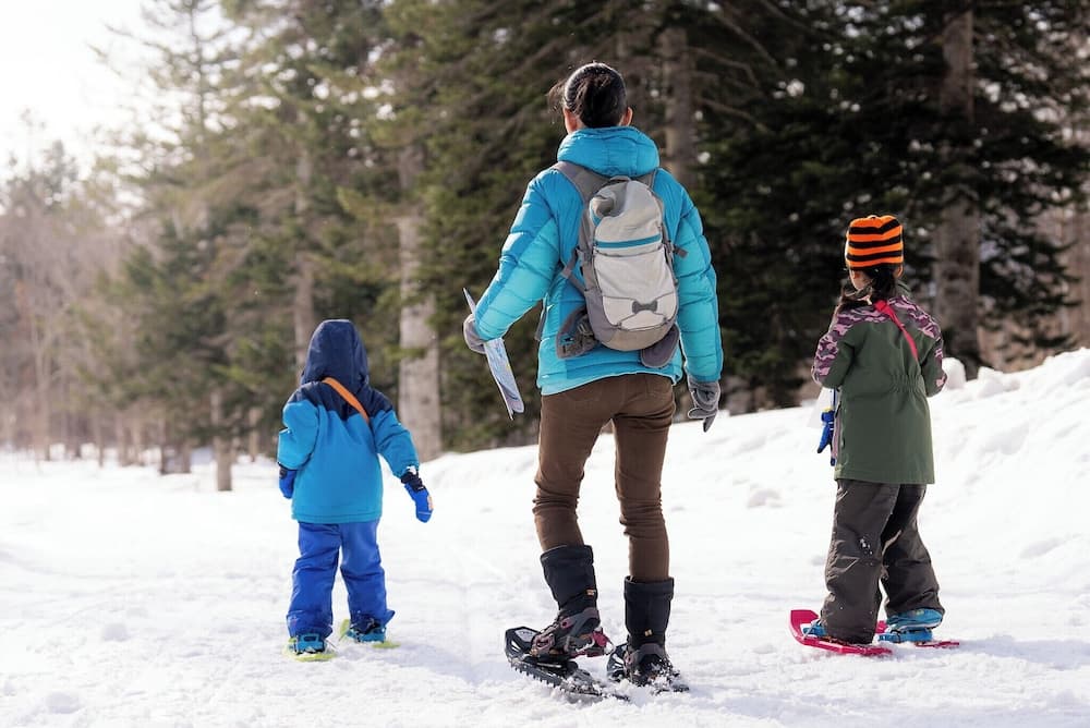 Snowshoeing
