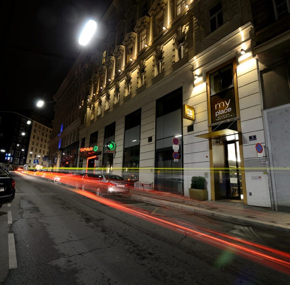 Front of property - evening/night
