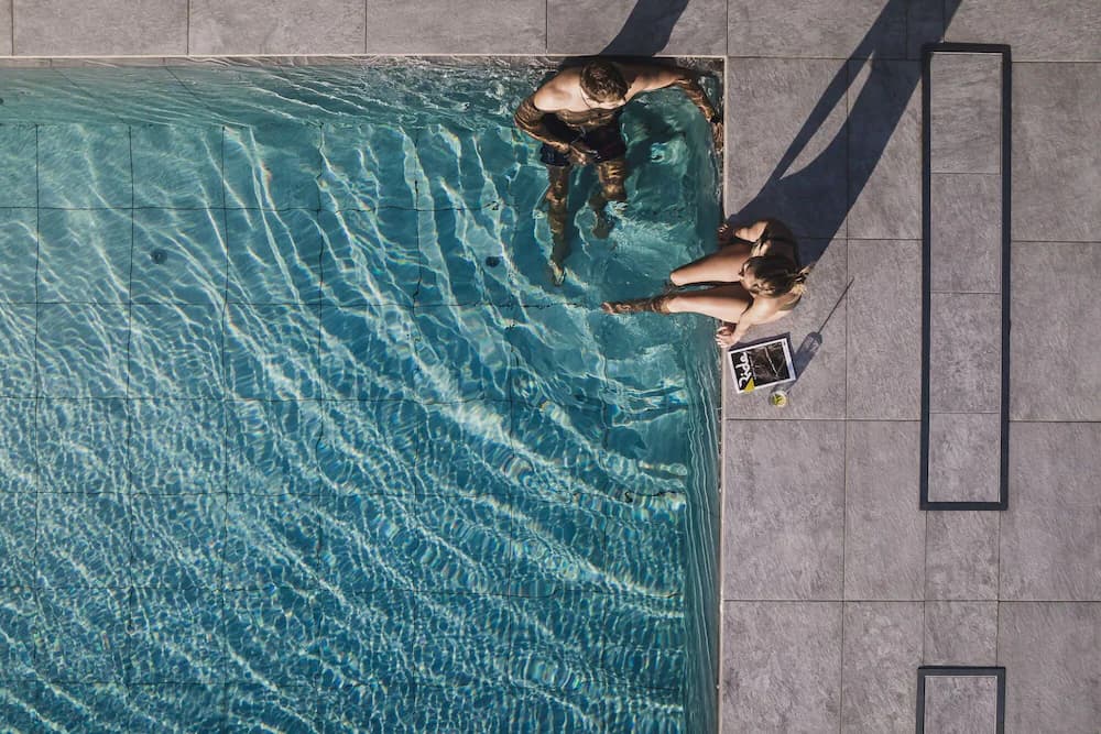 Rooftop pool