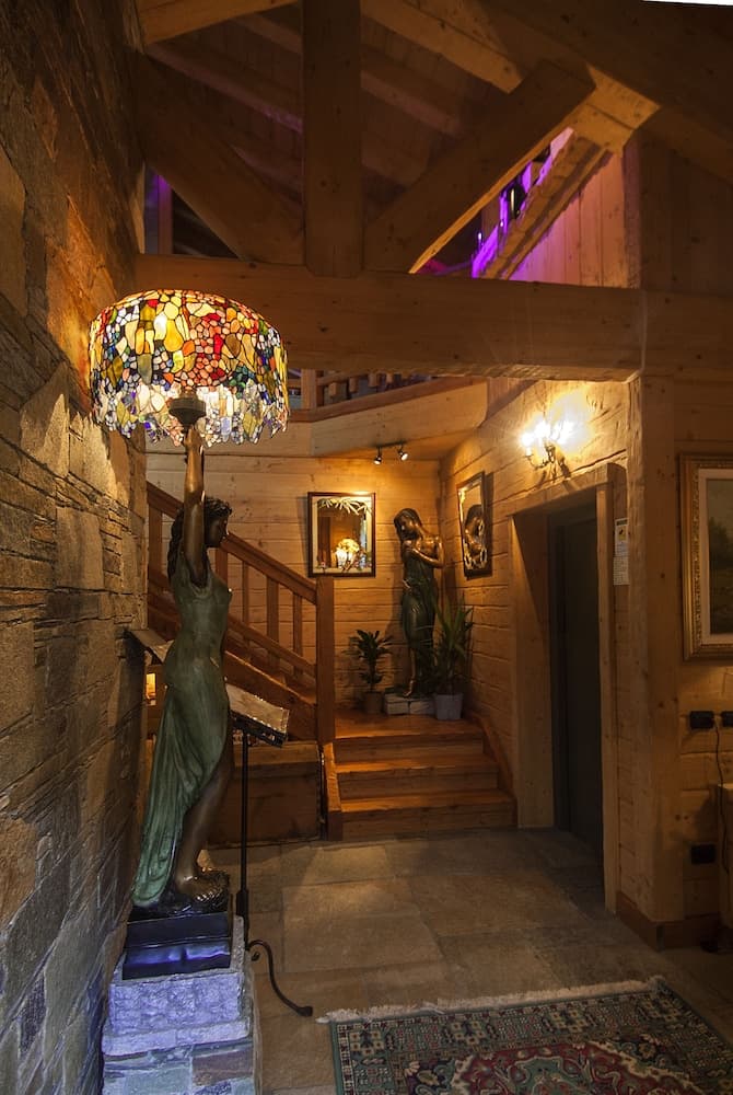 Interior entrance