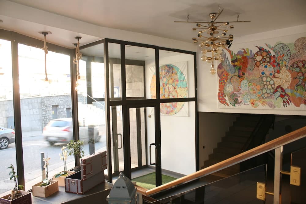 Interior entrance