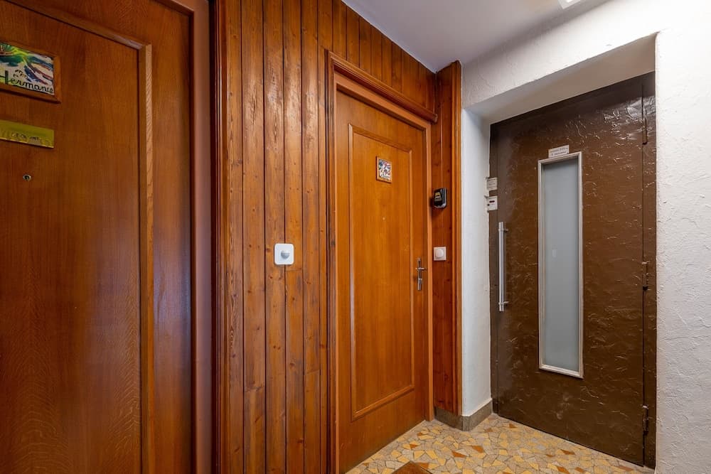 Interior entrance