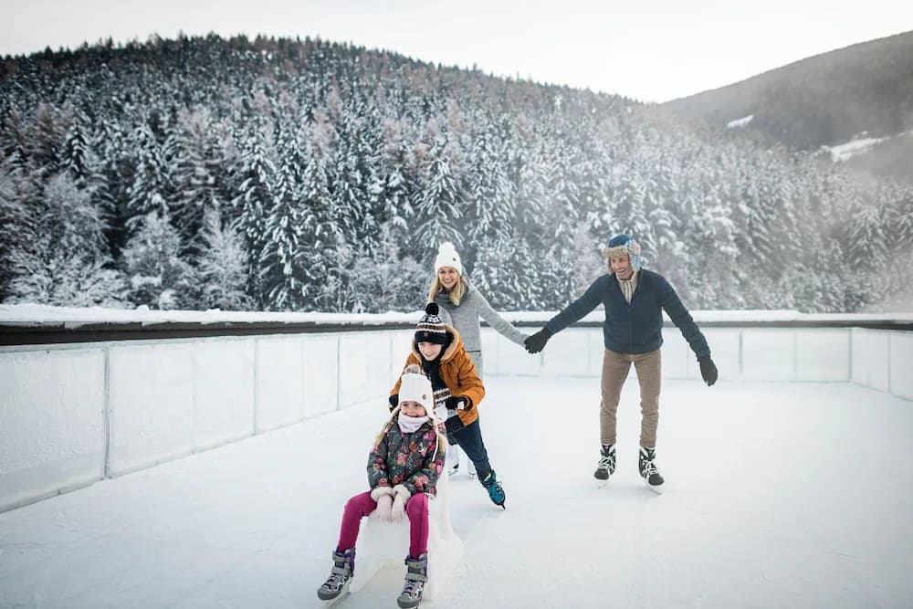 Ice skating